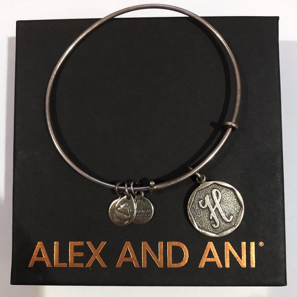 Alex and Ani letter bracelet